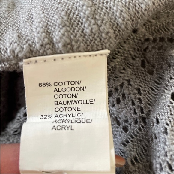 KENSIE Open Knit Shrug Size Medium - Picture 8 of 10